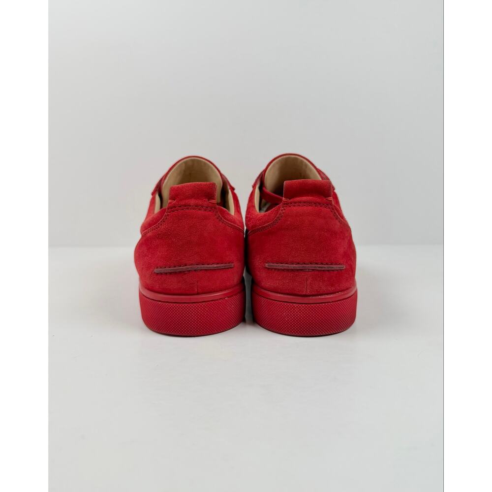 Size 45EU/12US - Christian Louboutin Red Suede Spike - Picture 4 of 9
